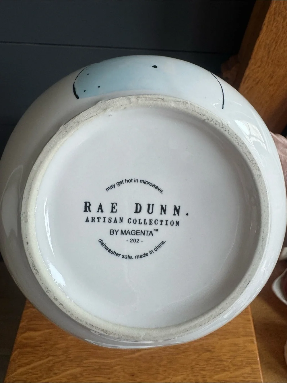 Rae Dunn White Ceramic Snowman Pitcher 